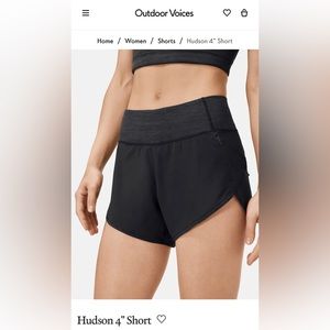 Outdoor Voice Hudson 4” Short